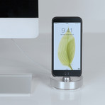 BEVL iPhone Dock // Silver