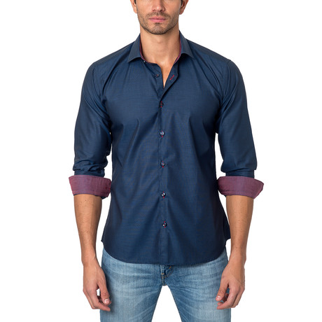 Jared Lang // TOM Button-Up // Dark Blue (S)