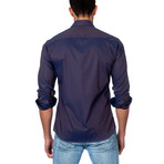 Jared Lang // THOMAS Button-Up // Dark Purple (2XL)