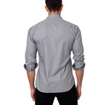 THOMAS Button-Up // Grey Gingham (L)