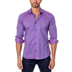 Jared Lang // THOMAS Button-Up // Purple (2XL)