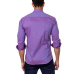 Jared Lang // THOMAS Button-Up // Purple (2XL)