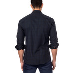 Jared Lang // THOMAS Button-Up // Black Multi Check (M)