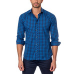 OTT Button-Up // Blue Check (L)