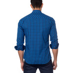 OTT Button-Up // Blue Check (L)