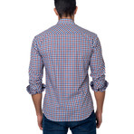 OTT Button-Up // Blue + White Gingham (M)