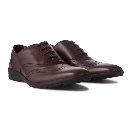George Leather Oxford Shoe // Brown (UK: 7)