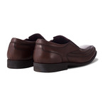 Charles Leather Slip Shoe // Brown (UK: 7)