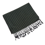 Bub Moda // Patterned Scarf // Dark Green