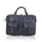 Jaden Casual Briefcase // Washed Jeans