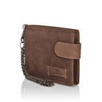 Old School Link Wallet // Brown