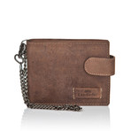 Old School Link Wallet // Brown