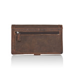 Sahra Vintage Anatomy Wallet // Brown