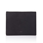 Country Leather 2 Piece Portfolio Wallet // Black