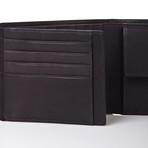 Gentlemen's Leather Flat Wallet // Brown