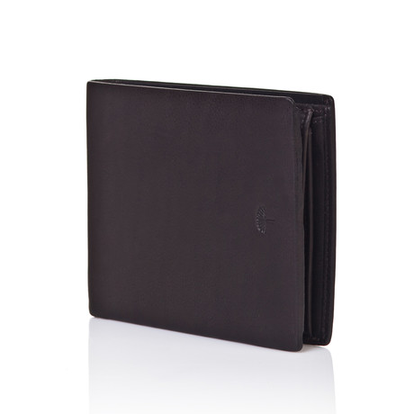 Gentlemen's Leather Flat Wallet // Brown