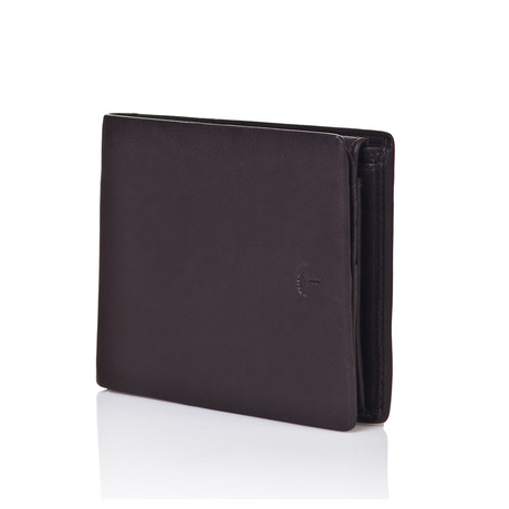 Leather Bi-Fold Wallet // Brown