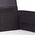 Leather Bi-Fold Wallet // Black