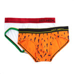 Fresh Marathoner Pack // White + Orange // Set of 2 (M[31-33''])