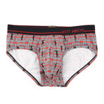 Dirty Dancer Brief // Grey + Red (M[31-33''])