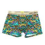 Cool Camo Boxer-Brief // Black + Gold + Green (XL)