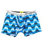 Ipanema Blue Boxer-Brief // Royal Blue + White (M[31-33''])
