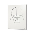 Star Wars // One Line Vader // Aluminum Print (16"L x 20"H)