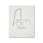 One Line Vader (20"H x 16"W x 1.5"D)