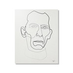 Star Wars // One Line Tarkin // Aluminum Print (16"L x 20"H)