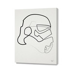 One Line Storm Trooper (16"W x 20"H x 0.2"D)