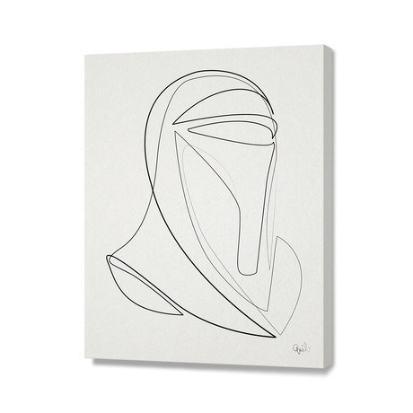 One Line Royal Guard (20"H x 16"W x 1.5"D)