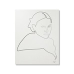 Star Wars // One Line Padme // Aluminum Print (16"L x 20"H)