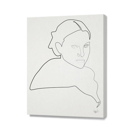 One Line Padme (20"H x 16"W x 1.5"D)