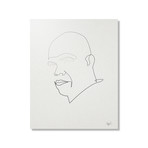 Star Wars // One Line Mace // Aluminum Print (16"L x 20"H)