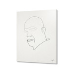 Star Wars // One Line Mace // Aluminum Print (16"L x 20"H)