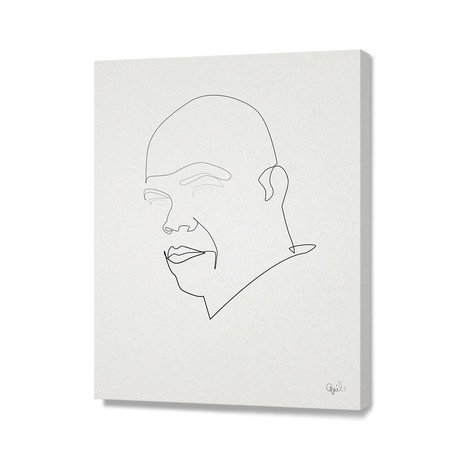 One Line Mace (20"H x 16"W x 1.5"D)