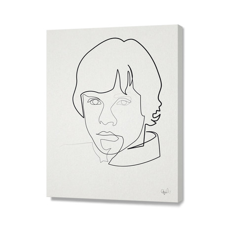 One Line Luke (20"H x 16"W x 1.5"D)