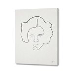 One Line Leia (20"H x 16"W x 1.5"D)