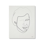 One Line Han (20"H x 16"W x 1.5"D)