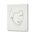 One Line Han (20"H x 16"W x 1.5"D)