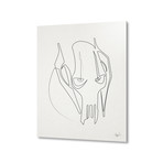 Star Wars // One Line Grievous // Aluminum Print (16"L x 20"H)