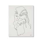One Line Chewie (20"H x 16"W x 1.5"D)