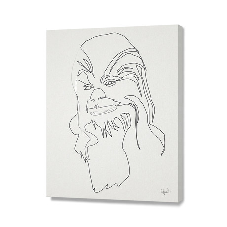 One Line Chewie (20"H x 16"W x 1.5"D)