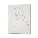One Line Obi Wan Kenobi (20"H x 16"W x 1.5"D)