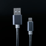 Luxe USB Cable // Gray (iPhone // 8"L)