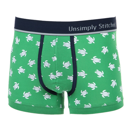 Turtle Boxer Trunk // Green (S (30"-32"))