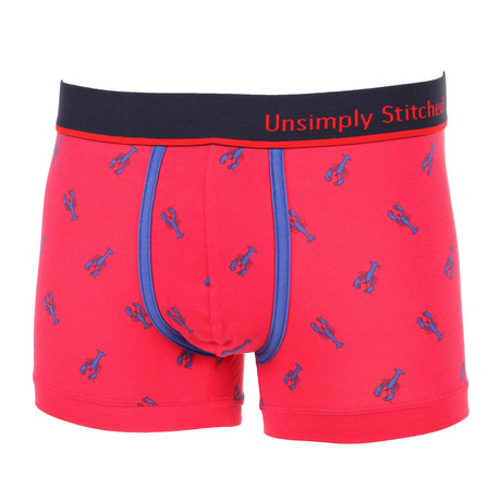 No Show Boxer Trunk // Lobster (S (30"-32"))