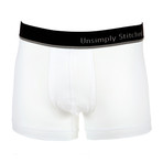 No Show Boxer Trunk // Solid White (XL (40"-42"))