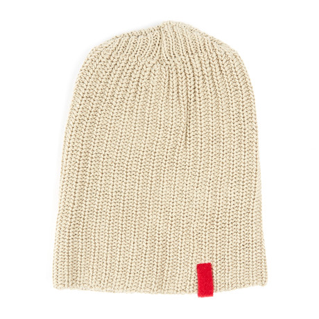 Cotton Knit Beanie // Khaki