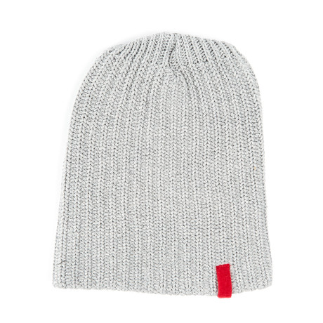 Cotton Knit Beanie // Gray